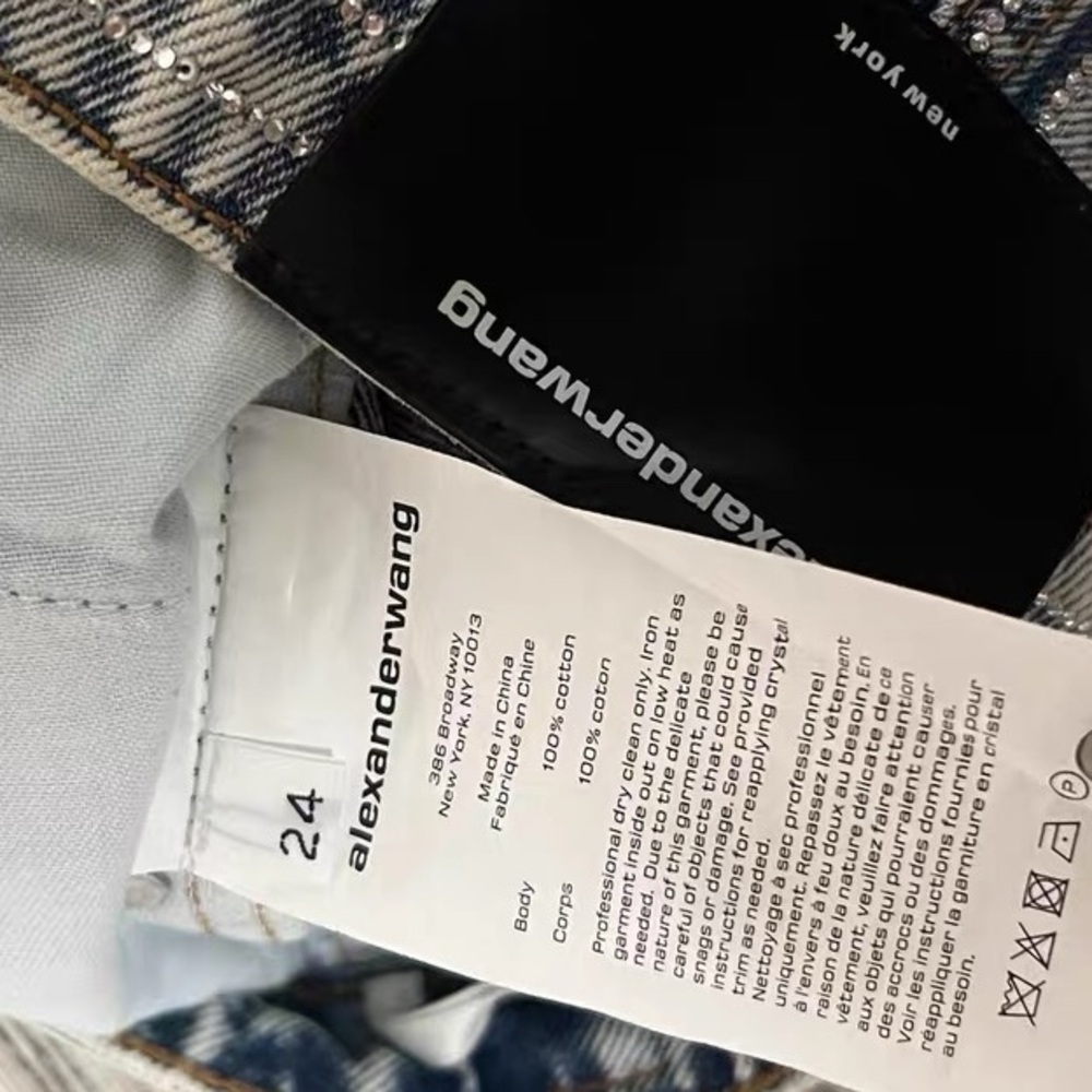 🚩steal authentic Alexander Wang Light Blue Denim Pencil Skirt - Picture 5 of 6
